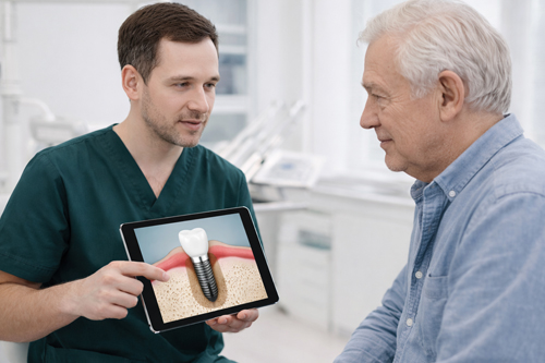 Отторжение зубного импланта